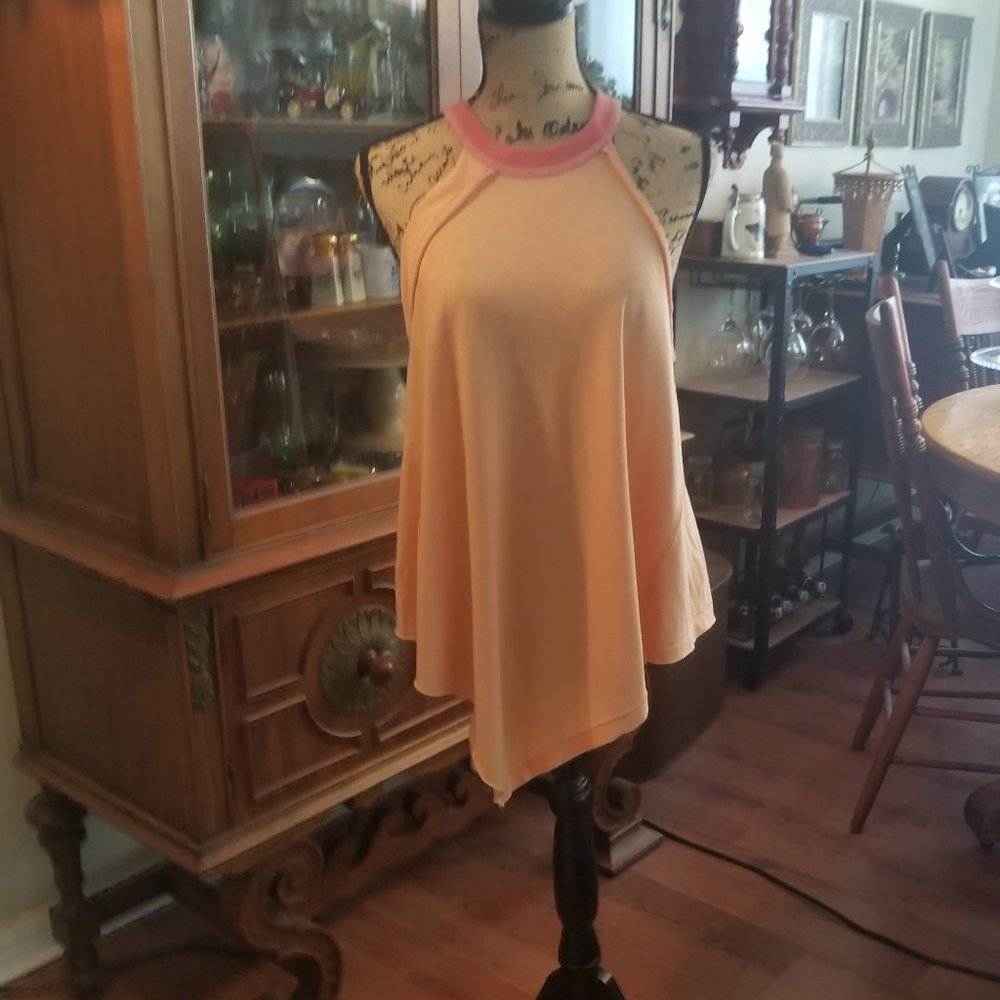 Free People Twin Peaks High Neck Halter Tank top M